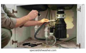 Dishwasher drain hose and filter inspection