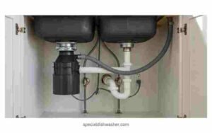 Dishwasher drain hose high loop routing