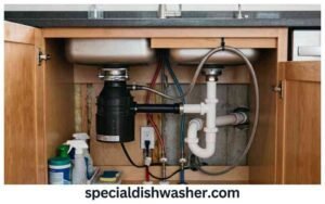 Dishwasher drain hose with a proper high loop